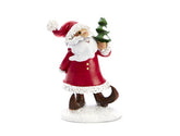 Kerstman met boom r/gr H10 - (CH-3419A)